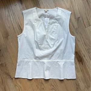 J Crew Sleeveless Blouse Unworn